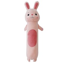 이솔홈 동물친구 롱쿠션 바디필로우 대형 사탕베개 긴베개 솜일체형, 01_토끼