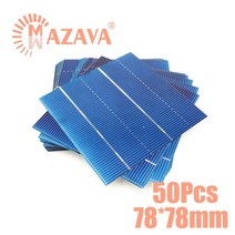 태양열집열판 태양광발전기 태양광패널 차량용 휴대용 50pcs 태양 전지 패널 태양 전지 시스템 diy 배터리 셀 26 39 52 78 125 156 모노 폴리 전화 충전기 태양, 50개 78x78mm