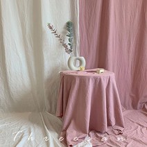 감성패브릭 빈티지한 느낌의 촬영배경천 스튜디오배경 셀프촬영 돌상 100일 범보의자 덮개, 화이트