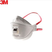 3M 9332K 방진마스크 특급 산업용 편안한 자동차제조 안전마스크, 1개