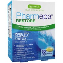 이제너스 알티지오메가3 60캡슐 rTG 오메가3 Igennus Pharmepa Restore, 1000mg 60정