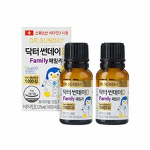 닥터썬데이D 패밀리 20개월 (12mlx2박스), 단품, 단품