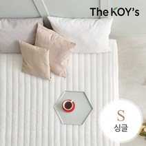 더코이즈 시어서커 리플 여름 매트리스 커버 싱글