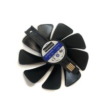 무동력 캠핑 에코 팬 가스 난로 니트로 RX 570/580/480 비디오 카드 냉각용 사파이어 RX580 VGA 그래픽 팬, 블랙 CF1015H12D