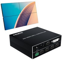 무선 hdmi 송수신기 분배기 듀얼 모니터 DVI HDMI 비디오 벽 컨트롤러 splicer 2X2 VideoWall 프로세서 화면 1080P 60Hz, With US Plug