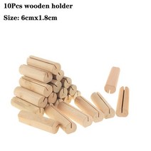 피로연 돌잔치 테이블 좌석표 10Pcs 나무 장소 카드 소지자 테이블 번호 스탠드 그림 홀더 아크릴 서명 결혼식 저녁 식사 홈 파티 장식, 02 10Pcs