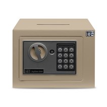아이이피 미니 디지털 가정용 금고 i3000, 골드