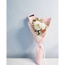 Roseline Flower[리시안셔스 꽃다발] 여자친구 생일선물 데이트꽃 졸업식 입학식 꽃다발, 핑크, L( 10송이 )