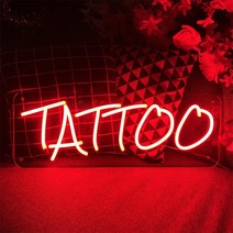 네온간판 네온조명 문신 스튜디오용 LED 네온 사인 라이트 비즈니스 야간 조명 벽걸이 룸 장식 간판, [01] 55x18.3cm USB, [06] Green
