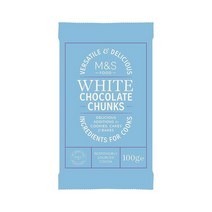 엠앤에스 비건 채식 베이킹 화이트 초콜릿 청크 100g, 1개