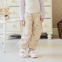 슈슈샤샤 꽃셔링팬츠