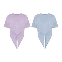 어깨를 보정해 주는 가오리소매 디자인 여성 가오리핏 티셔츠 피트니스 아웃도어 요가