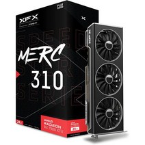 XFX Speedster MERC310 AMD 라데온 RX 7900XTX, RX 7900 XTX Black, 1개