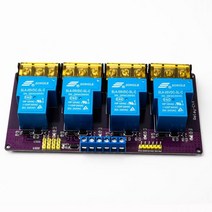 브리지 정류기 4 채널 릴레이 모듈 5V 12V 24V DC 30A 보드 옵토 커플러 절연 하이 로우 트리거 산업용 그레이드 Arduino Maker UNO R3, 01선택24V