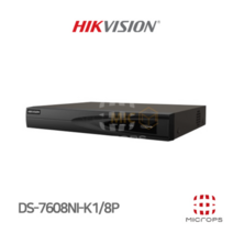하이크비전 8채널 CCTV녹화기 DS-7608NI-K1/8P NO HDD