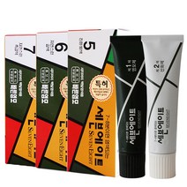 동성제약 세븐에이트 새치 염모제, 7호 흑갈색, 3개
