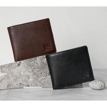스크래치에 강한 인조가죽 남성 심플 반지갑 경품 아버지선물 할아버지지갑