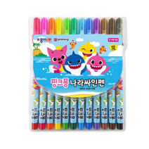 종이나라 핑크퐁 싸인펜 12색, 3개