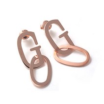 [비앤비골드]18K GO 유니크 드롭 귀걸이 JNE17767