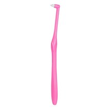 1Pcs 치열 교정 칫솔 뾰족한 플랫 헤드 부드러운 머리 깨끗한 치아 간격 치실 구강 위, 04 Pink