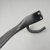 카본 핸들바 티티 드랍바 3로고 없음 자전거 탄소 핸들 바 로드 초경량 통합 및 스템 바, 08 3K Glossy 110x420mm