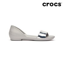 [크록스(CROCS)] [크록스] 여성 리나 엠블리쉬드 도르세이 실버 204361-00N