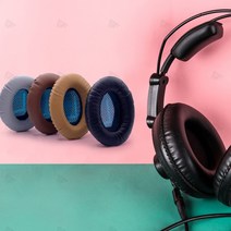 보스 헤드폰 교체 쿠션 커버 헤드셋 교체 스펀지 헤드셋 커버, 회색2P