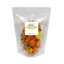 JEJU 제주 [무농약] 마리골드 꽃차 메리골드 꽃송이 MARIGOLD 100%, 30g, 1개