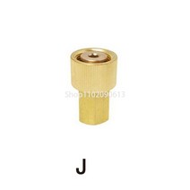 1Pc 금속 어댑터 폼 노즐 폼 생성기 폼 건 Nilfisk Karcher Huter Elitech Lavor 용 고압 세척기 비누 거품기, J