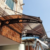 캐노픽스 1500X1900 비가림 차양 비막이 가림비 빗물받이 비받이 차양막 처마 렉산, 회색틀 블루렉산