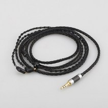 Audiocrast-3.5mm 직각 스테레오 플러그 8 코어 실버 도금 OCC 이어폰 케이블 에티모틱 ER4 XR SR ER4SR ER4XR ER3sr er3se 용, [01] Right Angled 3.5mm, [06] 3m