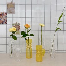 [러블리원] 옐로우 유니버스 크리스탈 화병 (6type), E