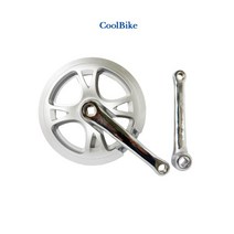 자전거크랭크 자전거크랑크 44T 1단 기어크랭크SET 접이식 및 미니벨로용, 44T 1단크랭크SET(미니벨로및접이식자전거)