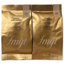더페이스샵 fmgt 골드콜라겐 앰플 커버 케익 리필 15g (SPF50+ PA+++), 1개, 201호 애프리콧 베이지