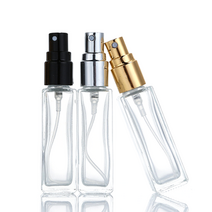 [드그라쎄] 향수 유리용기, 1세트, 11-a.롱 직사각 향수 유리용기 20ml(실버캡)