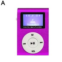 제이즈 미니 큐브 클립 형 Mp3 플레이어 LCD 디스플레이 충전식 휴대용 스피커 음악 X3D6, 01 A