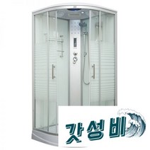 조립식 샤워 부스 간이 샤워실, 화이트 80x80, 증기 없이