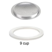 더치커피 메이커 콜드브루 드립스테이션 커피 에스프레소 모카 스토브 냄비 상단 실리콘 고무 교체 가스켓 씰 이탈리아 알루미늄 포트 컵 부품, 9Cup