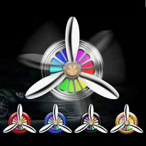 프로펠러 LED 송풍구 차량용 방향제 디퓨저 머리안아픈 디퓨저 아로마 콜린스인센스, 레드, 블루밍부케, 블루밍부케