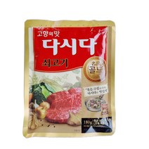 CJ제일제당 백설 명품골드쇠고기다시다, 180g, 1개