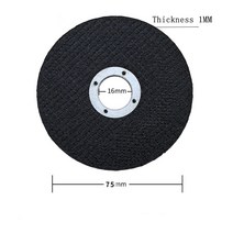 무선 폴리셔 광택기 미니 앵글 그라인더 연마기 용 연마 디스크 75mm 1MM 3 인치 그라인딩 휠 수지 커팅 디스크 2 개/5 개, CHINA, 5PCS