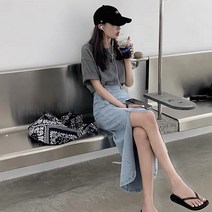 라운드원피스 봄 여름 여성의류 마이크로 뚱뚱한 계 눈길을 끄는 코디 반신 점프슈트 트렌드 2186413765