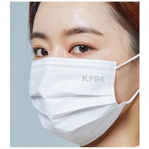 봄날애 kf94 황사 방역 마스크 대형 화이트 60개입 식약처허가 MB필터 숨쉬기 편한 숨편한 코편 3D 입체 스포츠 일회용 마스크 무형광