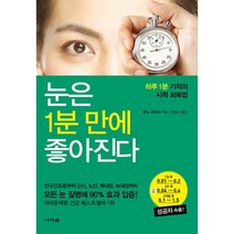 눈은 1분 만에 좋아진다 : 하루 1분 기적의 시력 회복법, 나라원, 콘노 세이시 저/은영미 역