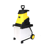 나무가지파쇄기 잔가지 파쇄기 절단기 저소음 농장, 2500W 분쇄기  60m 전원 코드, 1개