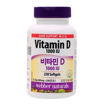 웨버 내추럴 비타민D 205mg x 250캡슐 x 2세트, 단품, 단품