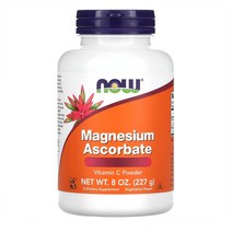 나우푸드 Magnesium Ascorbate 비타민C 파우더 227g(8oz), 227g, 1개