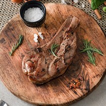 먹을가치 호주산 양토마호크 대왕양갈비 램 sheep 쉽 어린양 캠핑음식 바베큐 구이용 700g, 쯔란 30g x 1개