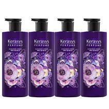 케라시스 퍼퓸 엘레강스 앰버 샴푸 600ml, 4개