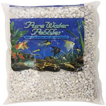 Pure Water Pebbles Aquarium Gravel 2-Pound Snow White null, 1